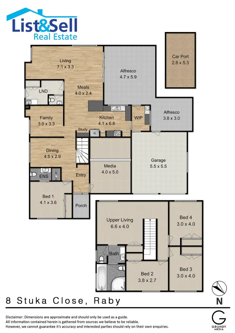 Floorplan of Homely house listing, 8 Stuka Close, Raby NSW 2566