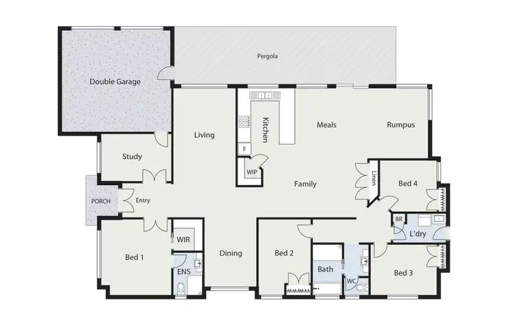 Floorplan of Homely house listing, 44 Hyndes Crescent, Holder ACT 2611