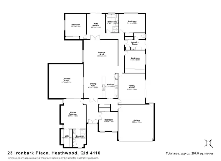 Floorplan of Homely house listing, 23 Ironbark Place, Heathwood QLD 4110