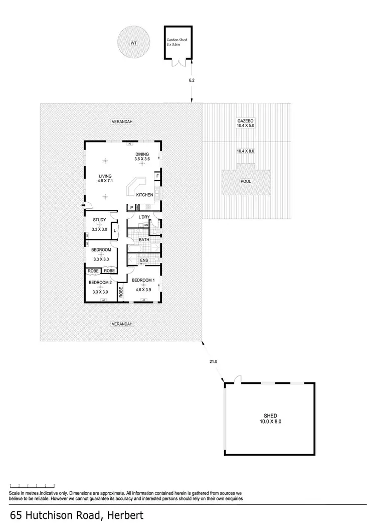 Floorplan of Homely house listing, 65 Hutchison Road, Herbert NT 836