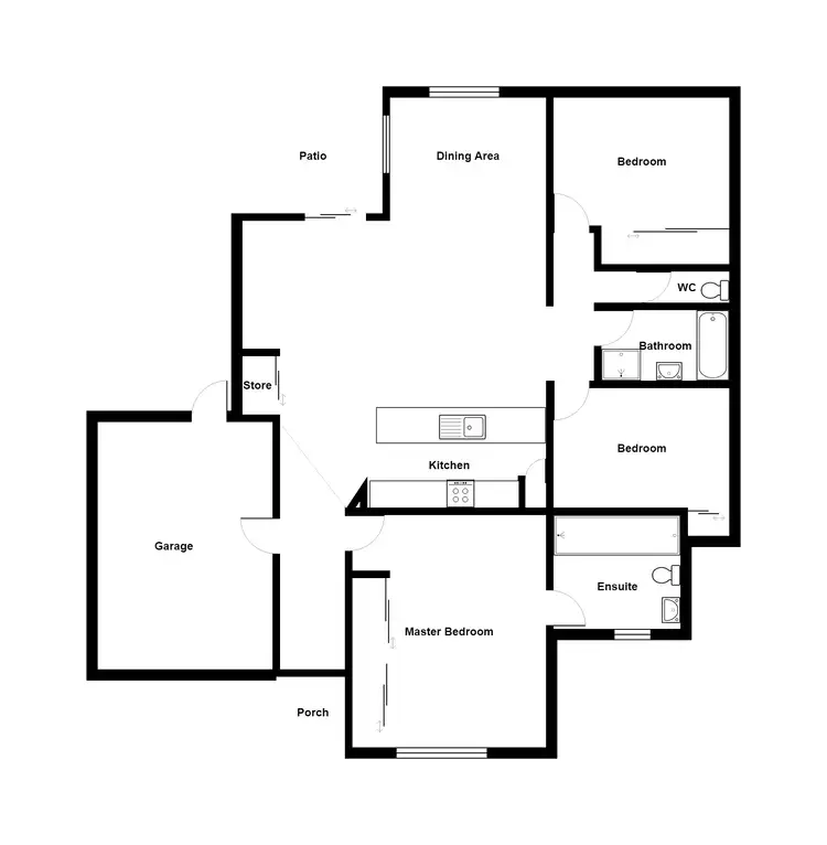 Floorplan of Homely house listing, 2 Stone Way, Cosgrove QLD 4818