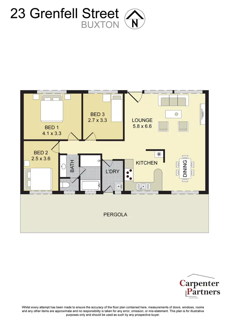 Floorplan of Homely house listing, 23 Grenfell Street, Buxton NSW 2571