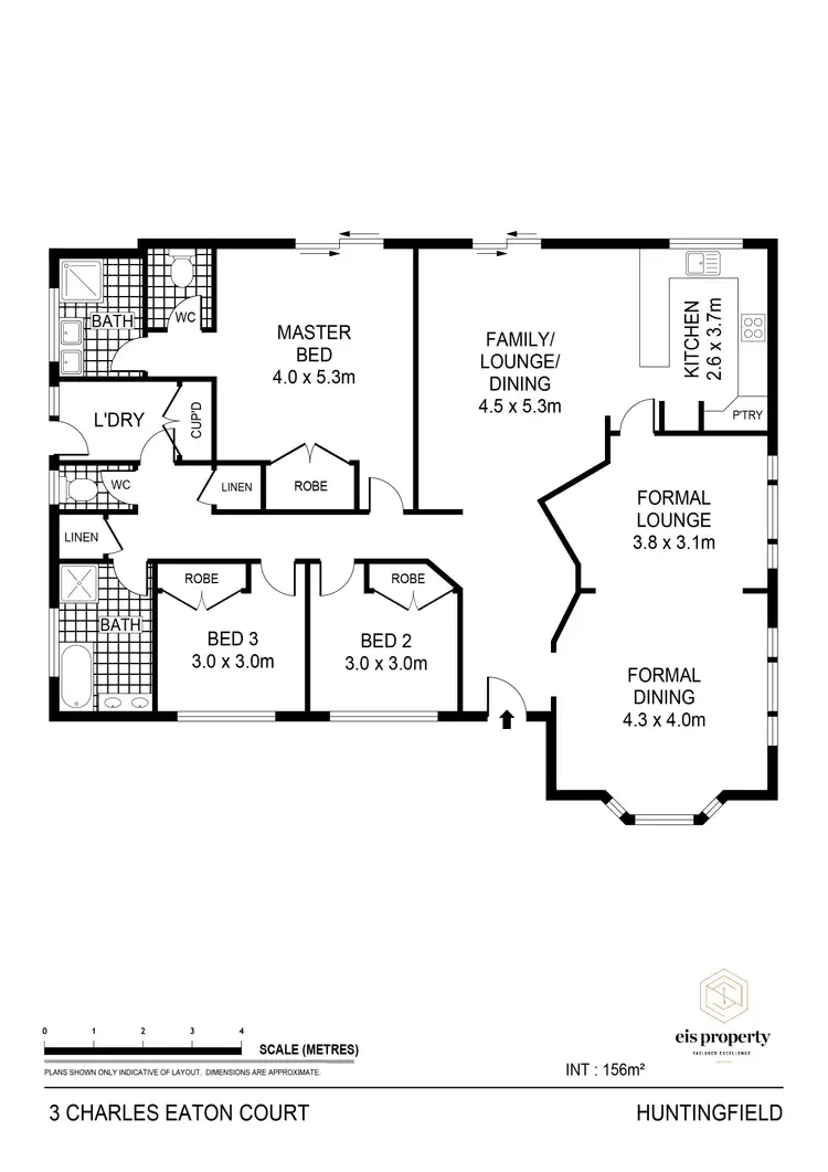 Floorplan of Homely house listing, 3 Charles Eaton Court, Huntingfield TAS 7055