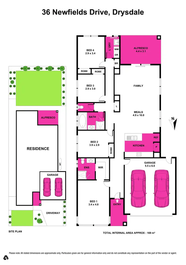 Floorplan of Homely house listing, 36 Newfields Drive, Drysdale VIC 3222