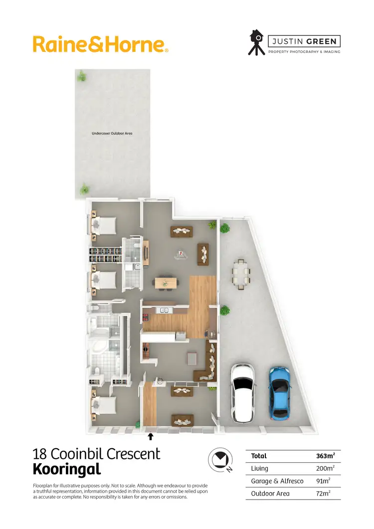 Floorplan of Homely house listing, 18 Cooinbil Crescent, Kooringal NSW 2650