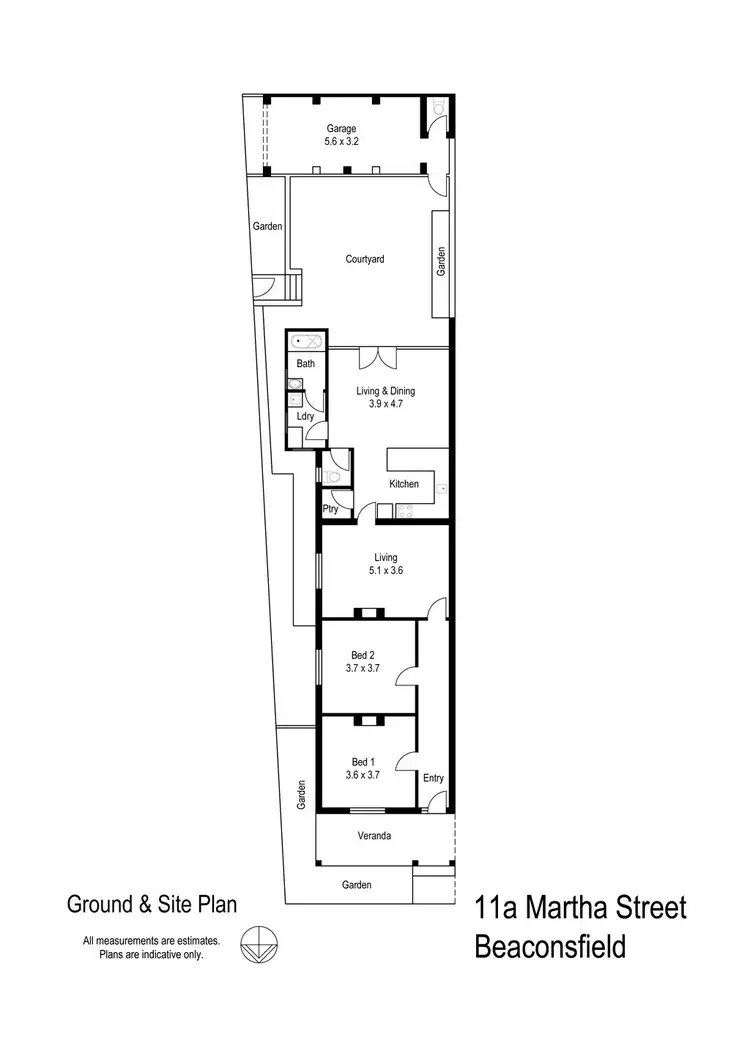 Floorplan of Homely house listing, 11A Martha Street, Beaconsfield WA 6162