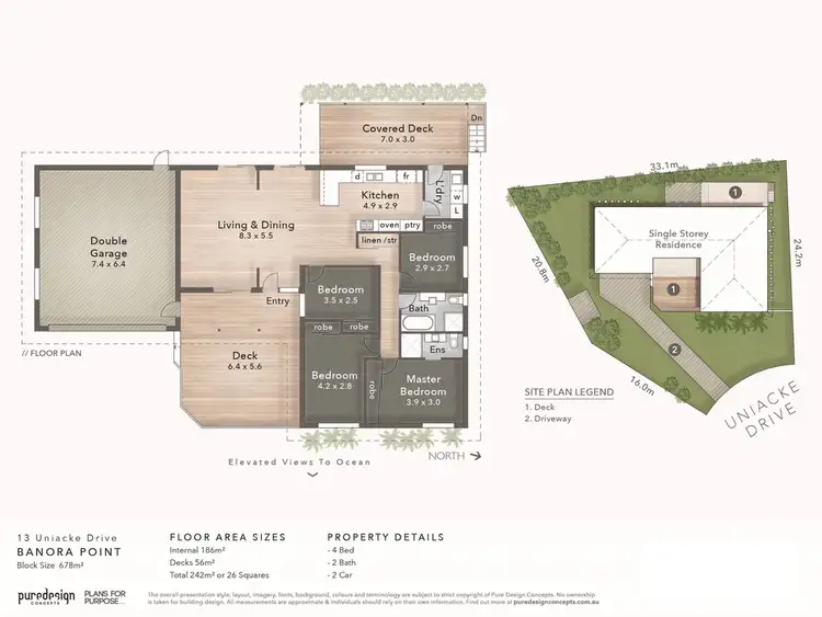 Floorplan of Homely house listing, 13 Uniacke Drive, Banora Point NSW 2486