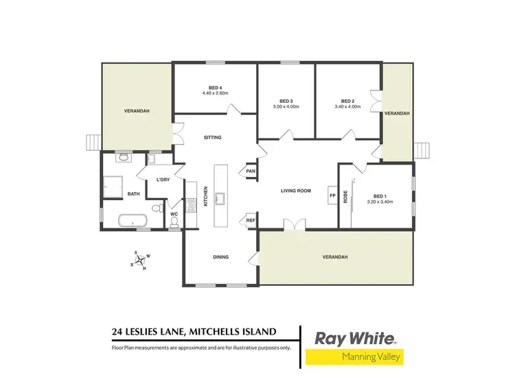 Floorplan of Homely rural property listing, 24 Leslies Lane, Mitchells Island NSW 2430