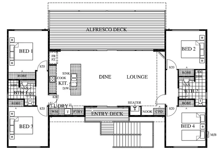 Floorplan of Homely house listing, 44 Pennington Road, Island Beach SA 5222