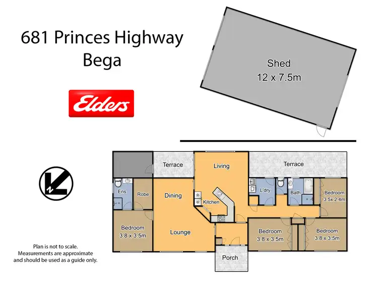 Floorplan of Homely rural property listing, 681 Princes Hwy, Black Range NSW 2550