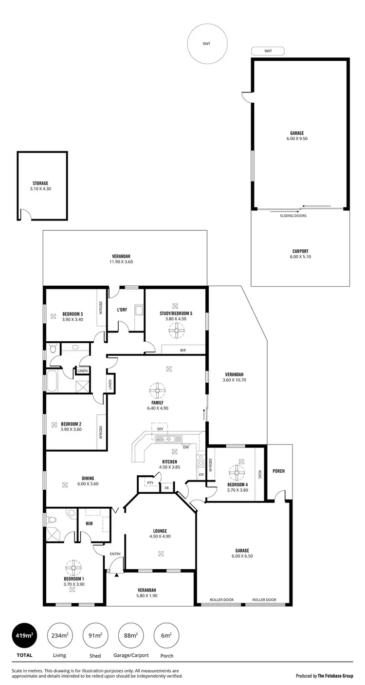 Floorplan of Homely house listing, 25 Berry Smith Drive, Strathalbyn SA 5255