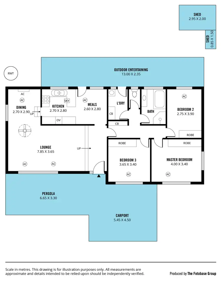 Floorplan of Homely house listing, 12 Archerfield Avenue, Christies Beach SA 5165