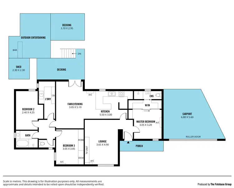 Floorplan of Homely house listing, 16 Manoora Drive, Hallett Cove SA 5158