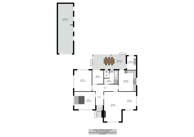 Floorplan of Homely house listing, 14 Chenery Street, Wodonga VIC 3690
