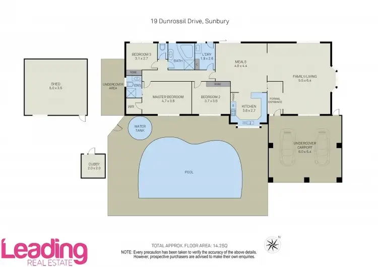 Floorplan of Homely house listing, 19 Dunrossil Drive, Sunbury VIC 3429
