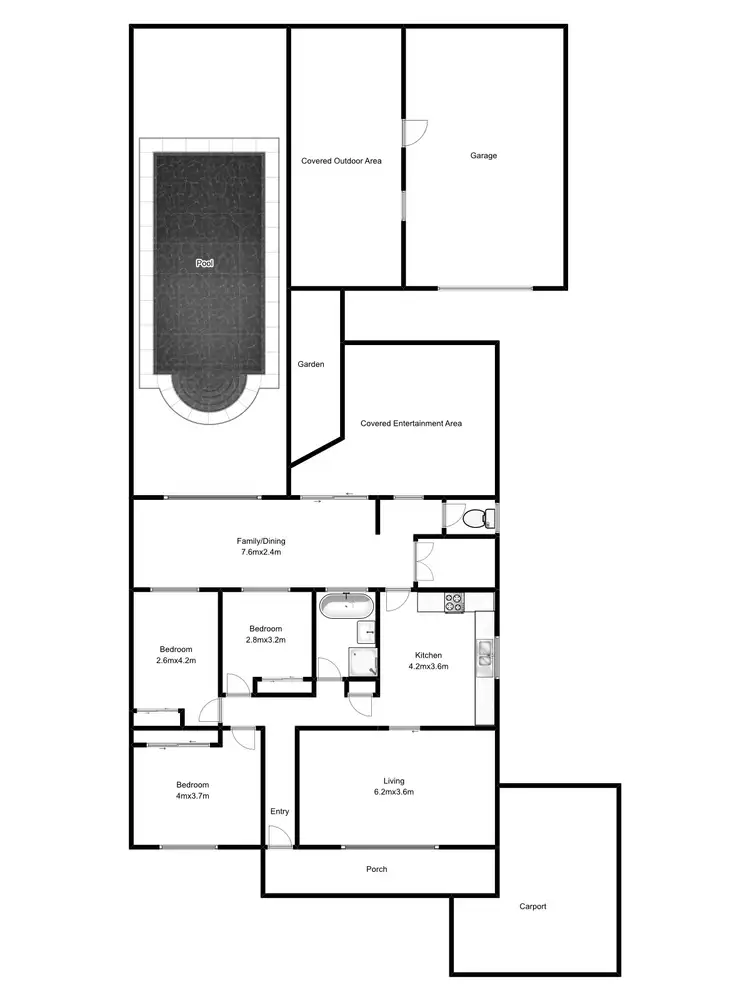 Floorplan of Homely house listing, 32 Burrell Crescent, Dapto NSW 2530