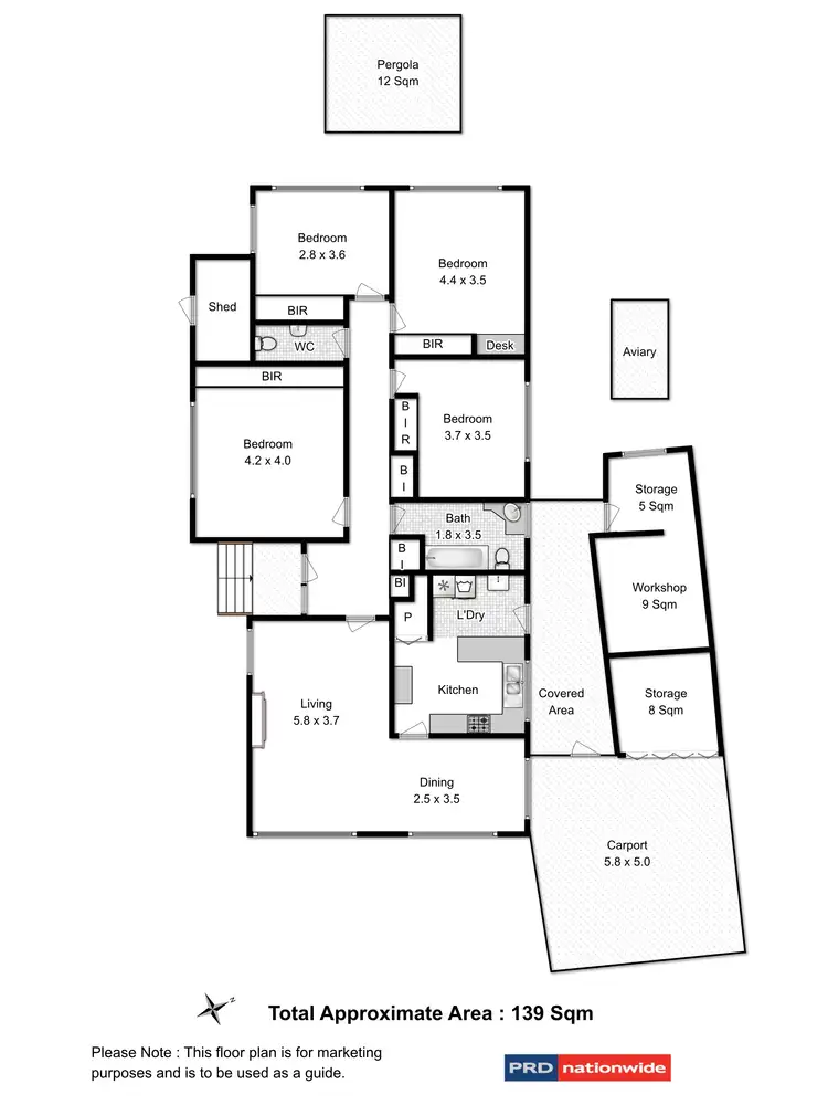 Floorplan of Homely house listing, 1 Walker Street, Rosetta TAS 7010
