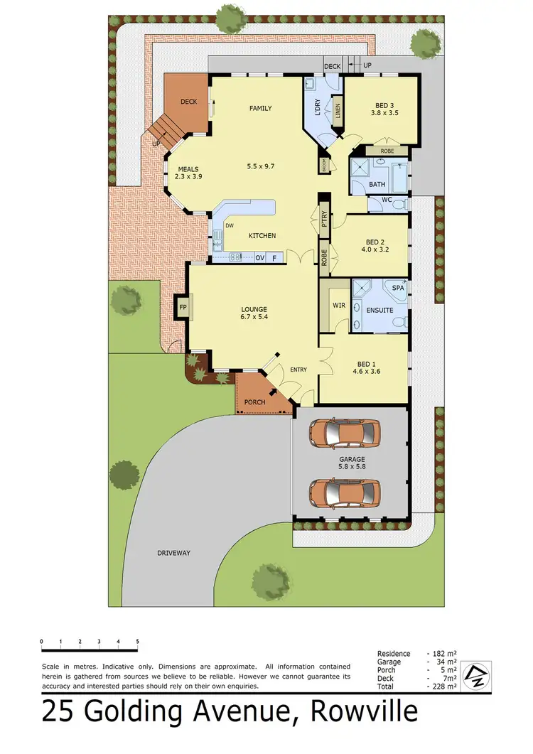 Floorplan of Homely house listing, 25 Golding Avenue, Rowville VIC 3178