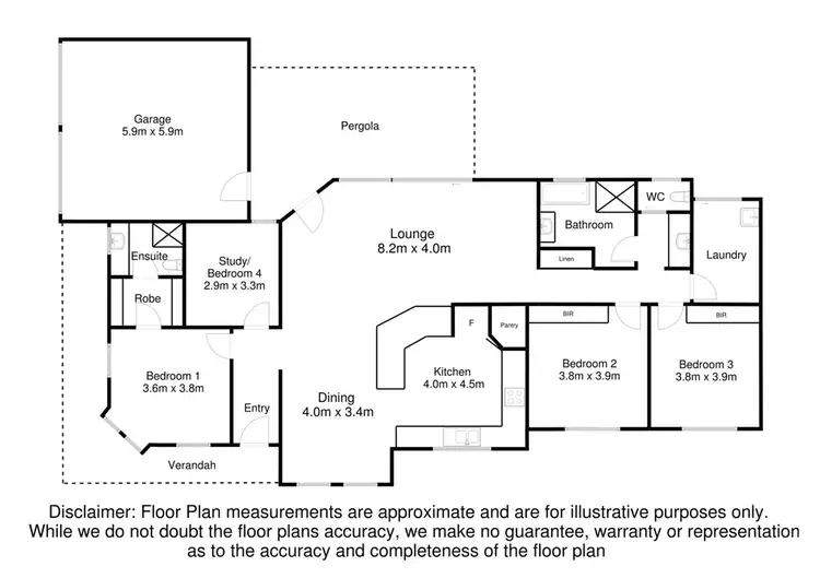 Floorplan of Homely house listing, 26 King Grove, Mount Gambier SA 5290