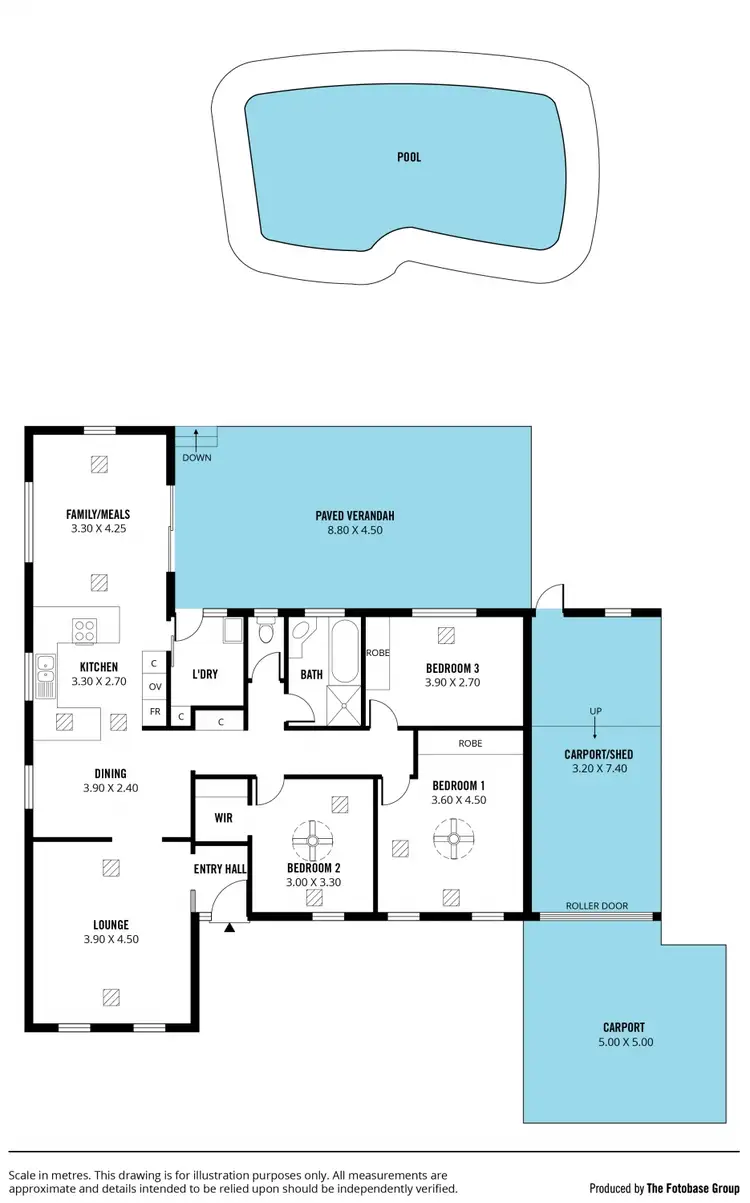 Floorplan of Homely house listing, 413 States Road, Morphett Vale SA 5162