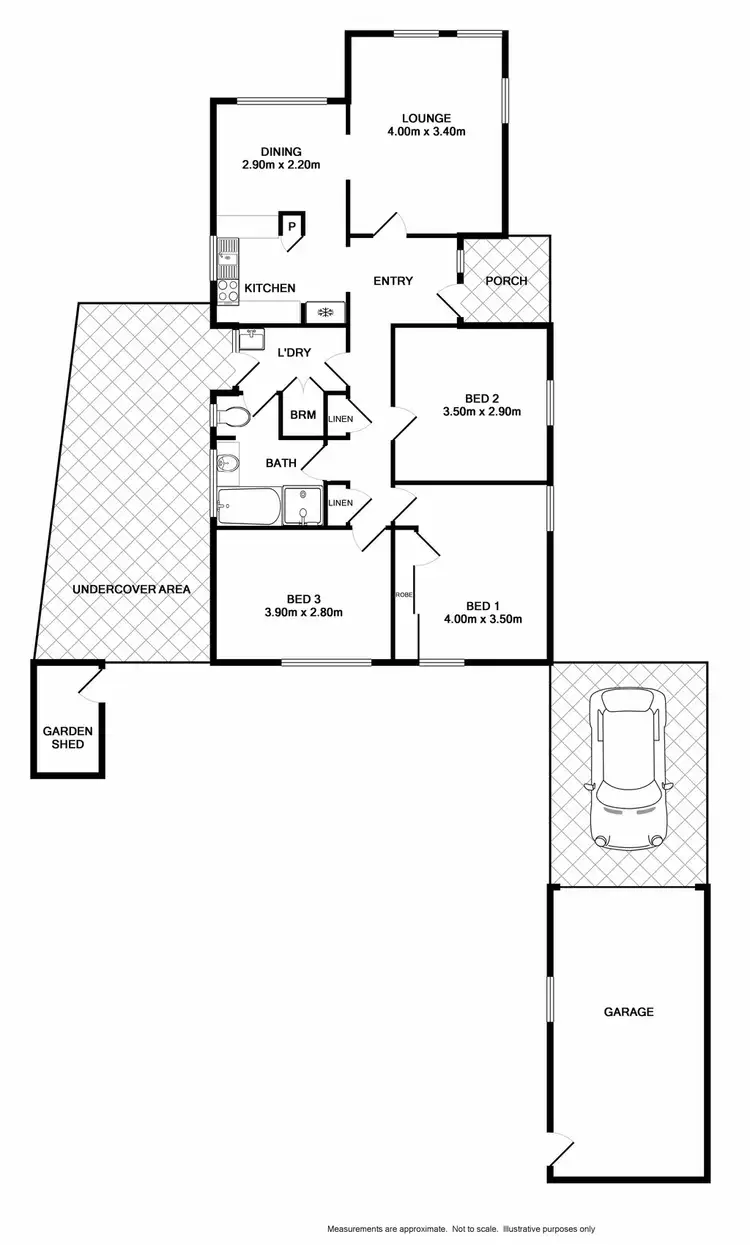 Floorplan of Homely house listing, 30 Melrose Drive, Wodonga VIC 3690