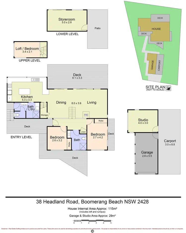 Floorplan of Homely house listing, 38 Headland Road, Boomerang Beach NSW 2428