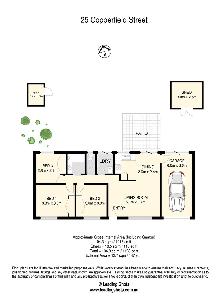 Floorplan of Homely house listing, 25 Copperfield Street, Geebung QLD 4034