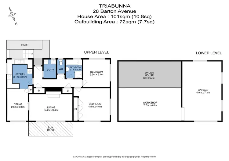 Floorplan of Homely house listing, 28 Barton Avenue, Triabunna TAS 7190