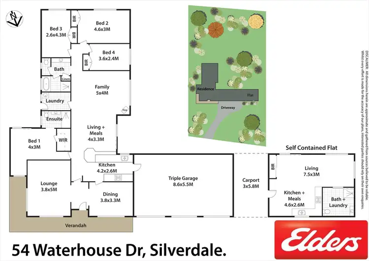 Floorplan of Homely house listing, 54 Waterhouse Drive, Silverdale NSW 2752