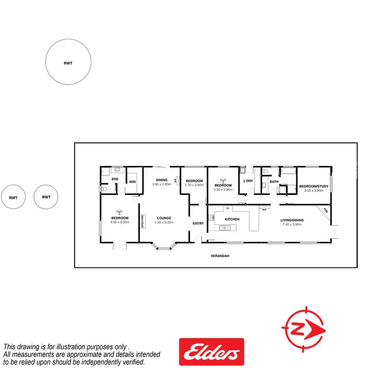 Floorplan of Homely rural property listing, 101 Kemmiss Hill Road, Yankalilla SA 5203
