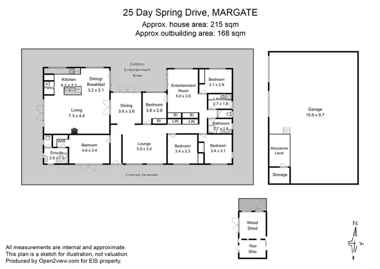 Floorplan of Homely house listing, 25 Dayspring Drive, Margate TAS 7054