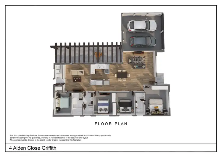 Floorplan of Homely house listing, 4 Aidan Close, Griffith NSW 2680