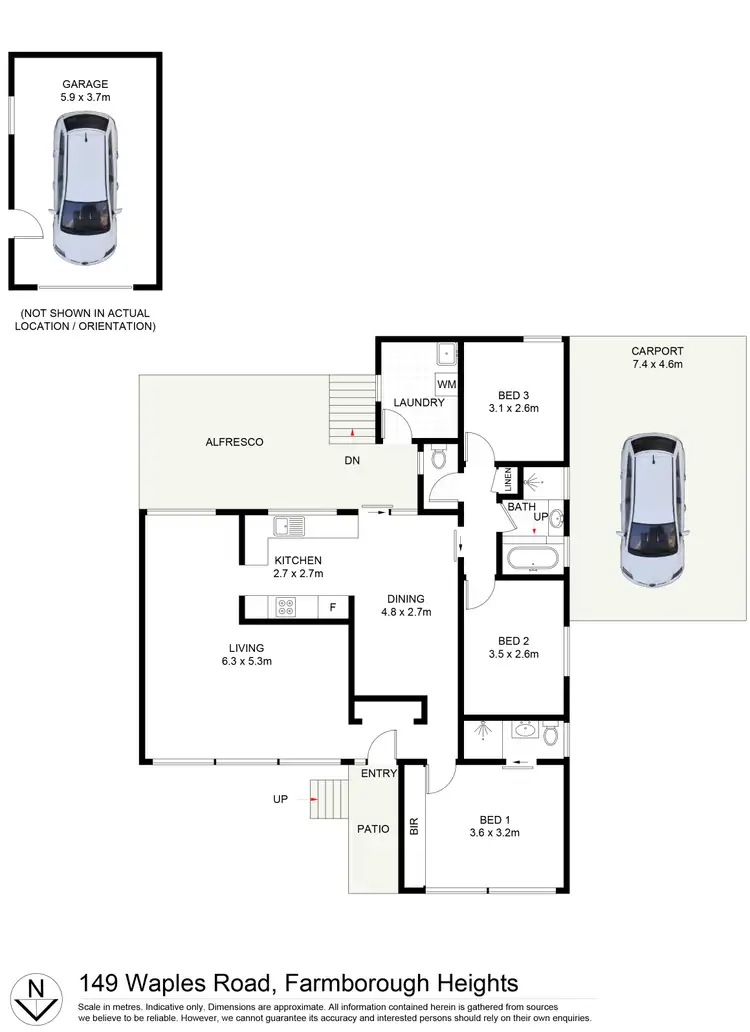 Floorplan of Homely house listing, 149 Waples Road, Farmborough Heights NSW 2526