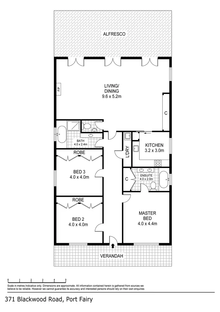 Floorplan of Homely house listing, 371 Blackwood Road, Port Fairy VIC 3284