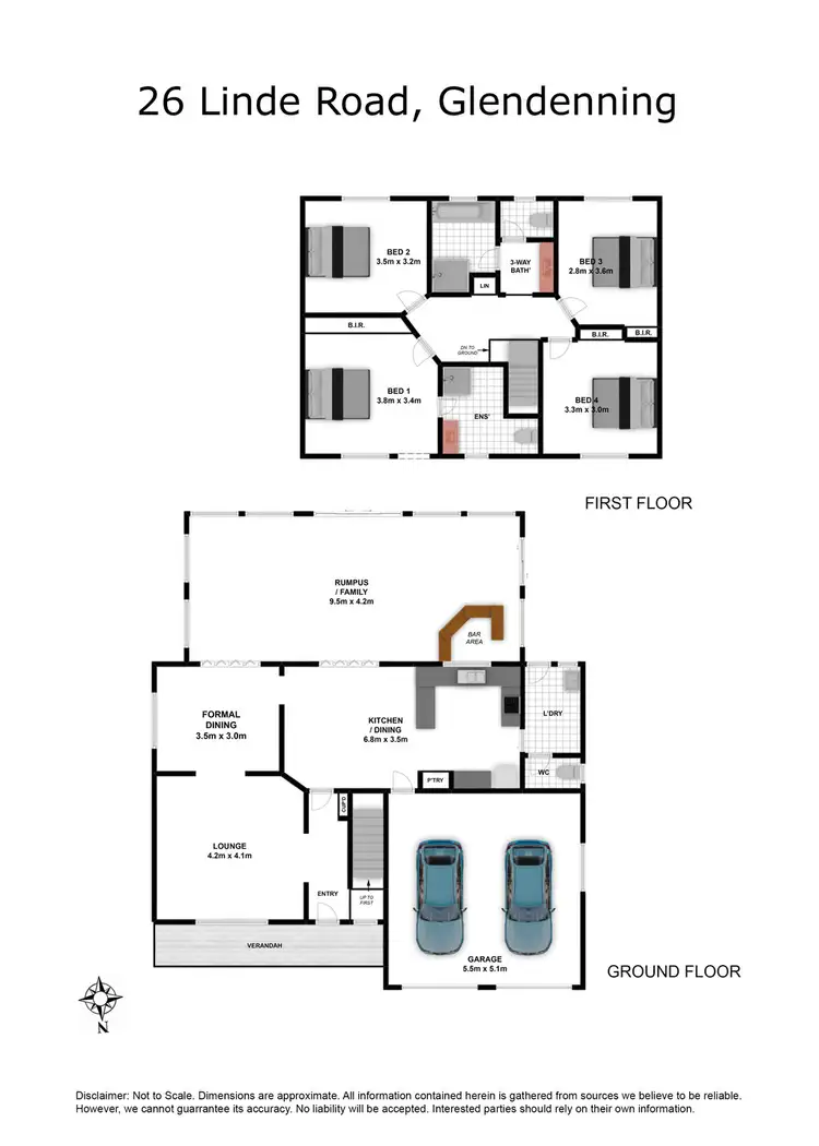 Floorplan of Homely house listing, 26 Linde Road, Glendenning NSW 2761