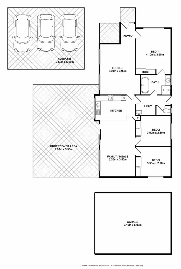 Floorplan of Homely house listing, 9 Whitehead Court, Barnawartha VIC 3688