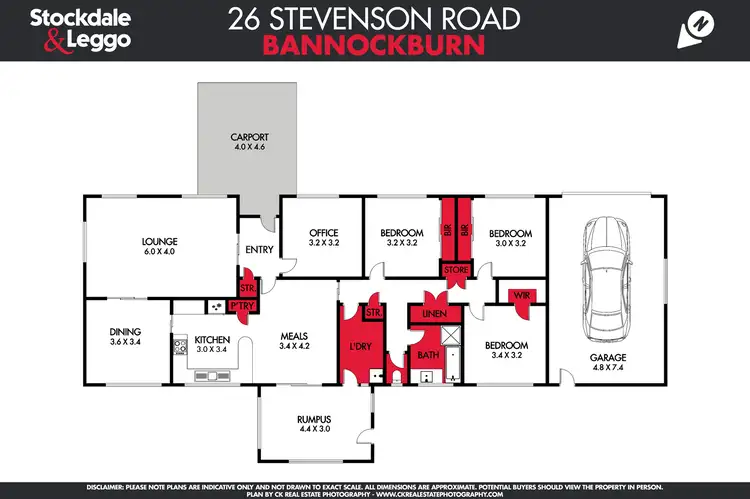Floorplan of Homely house listing, 26 Stevenson Road, Bannockburn VIC 3331