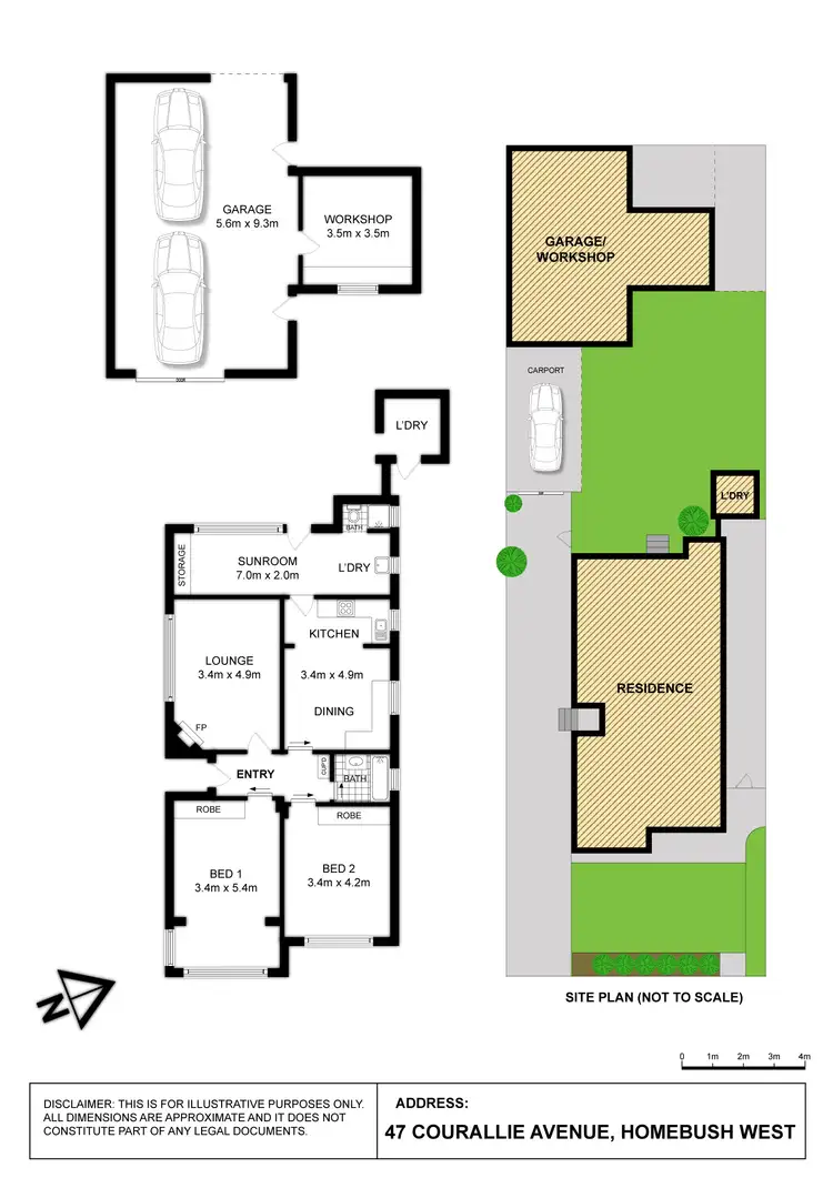 Floorplan of Homely house listing, 47 COURALLIE AVENUE, Homebush West NSW 2140