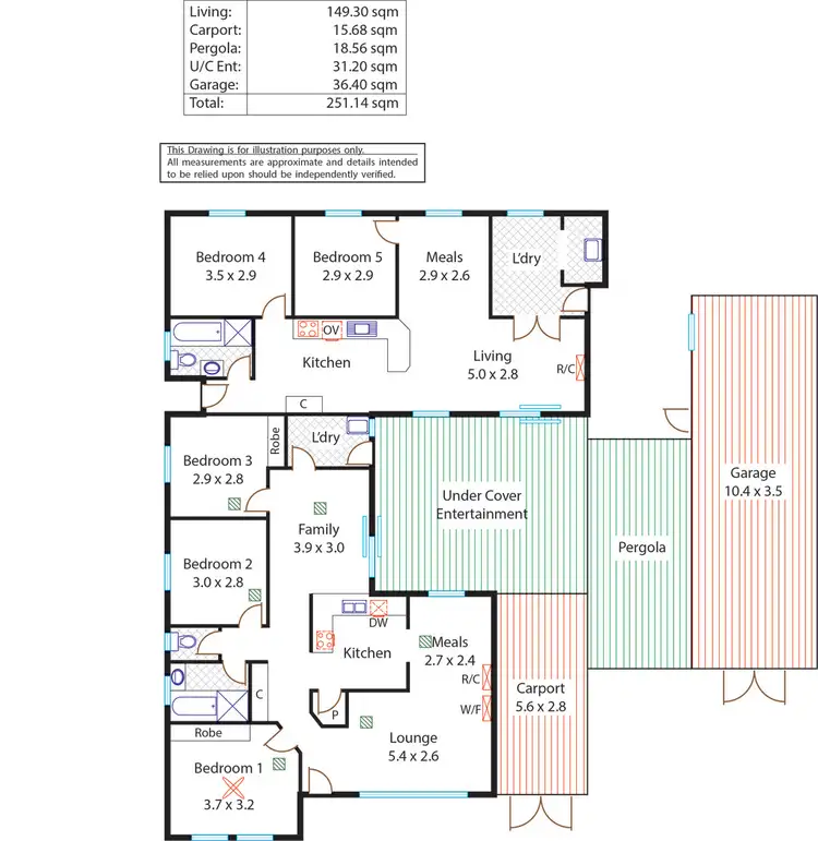 Floorplan of Homely house listing, 3 Taarnby Drive, Salisbury Downs SA 5108