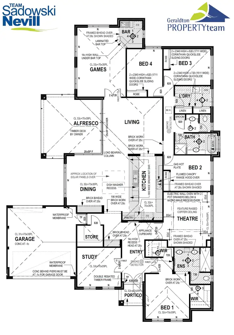 Floorplan of Homely house listing, 4 Carmela Corner, Wandina WA 6530