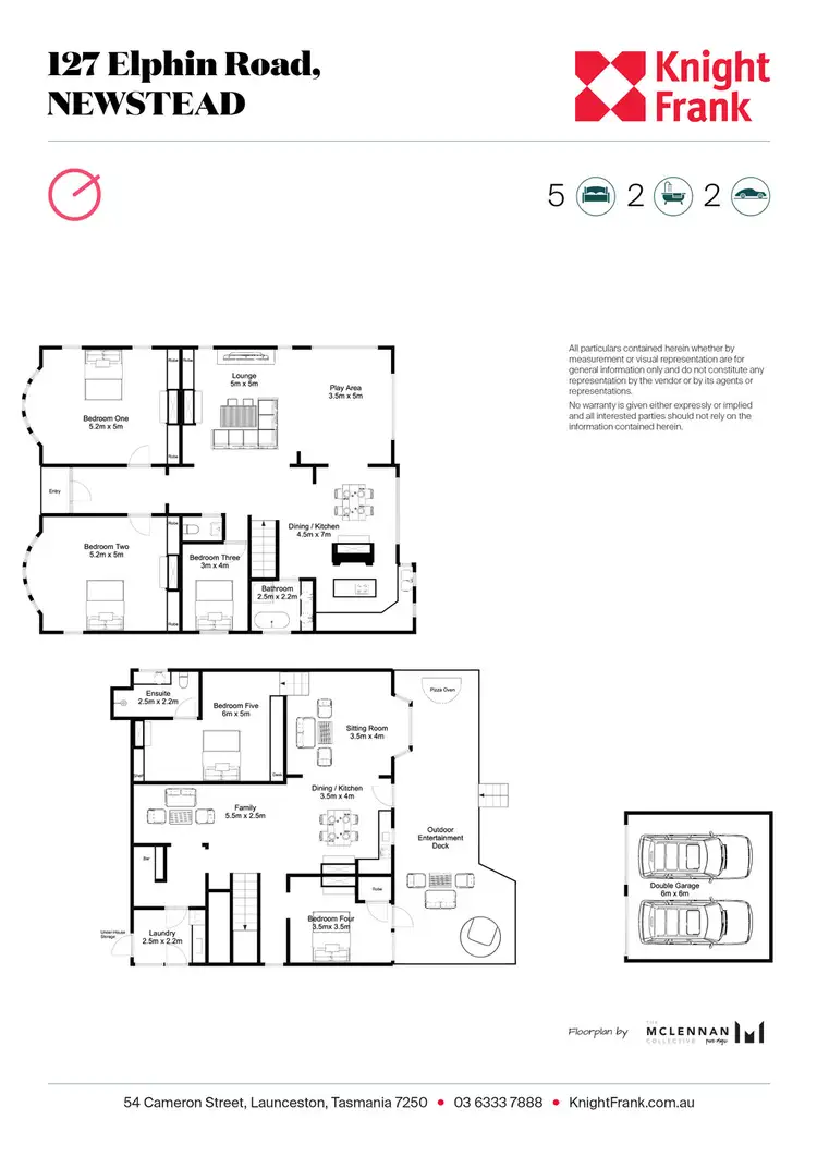 Floorplan of Homely house listing, 127 Elphin Road, Newstead TAS 7250