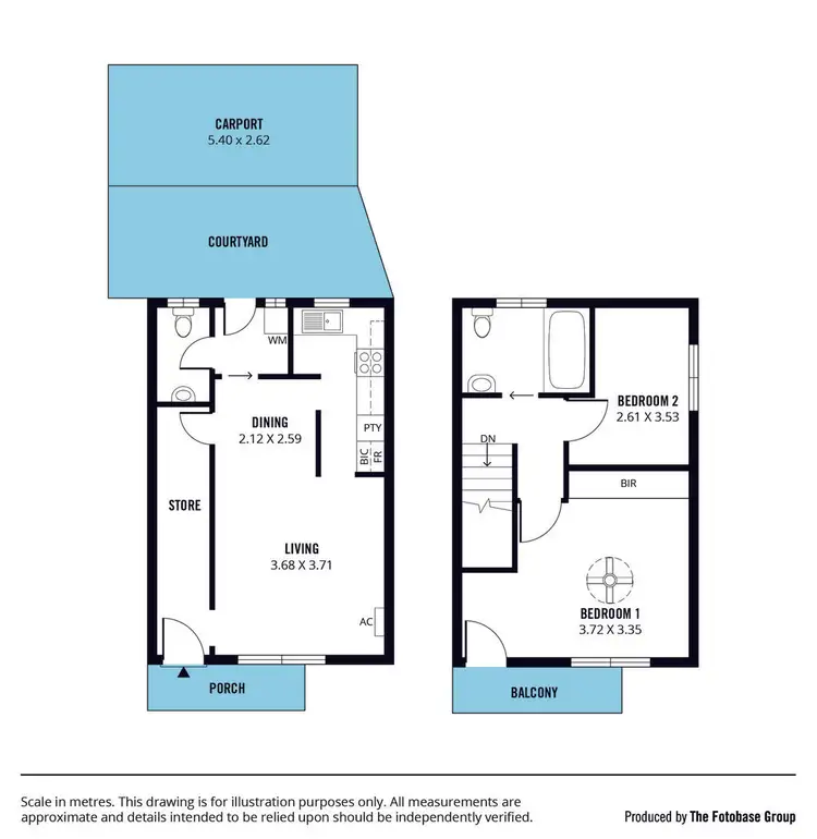 Floorplan of Homely unit listing, 1-390 Sir Donald Bradman Drive, Brooklyn Park SA 5032
