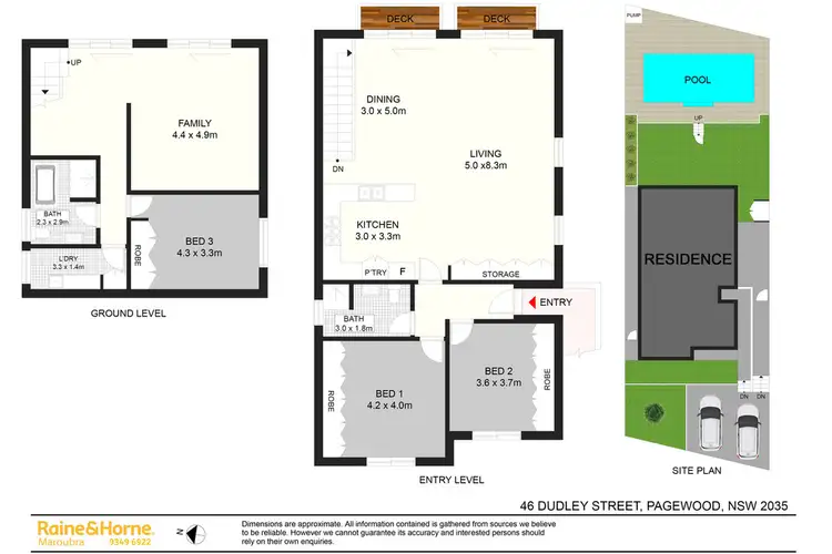 Floorplan of Homely house listing, 46 DUDLEY STREET, Pagewood NSW 2035