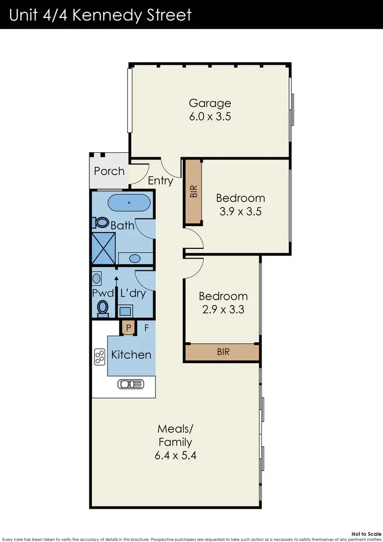 Floorplan of Homely unit listing, 4/4 Kennedy Street, Glenroy VIC 3046