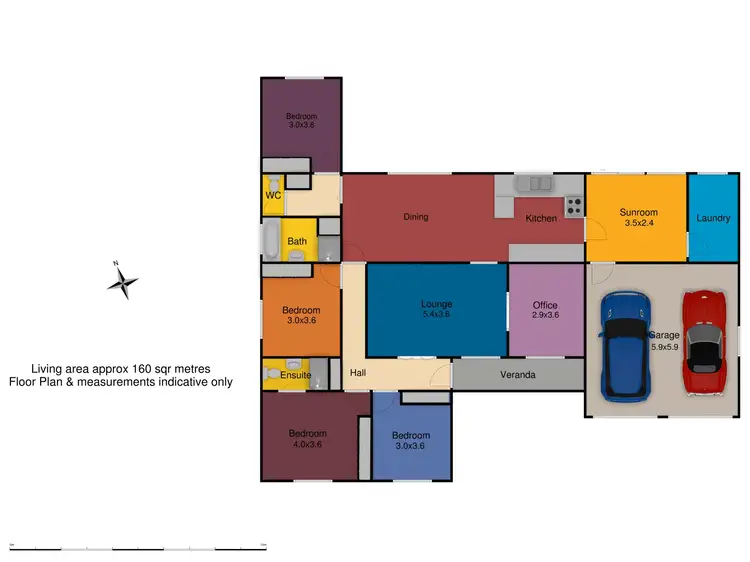 Floorplan of Homely house listing, 40 Sundew Circuit, Orange NSW 2800
