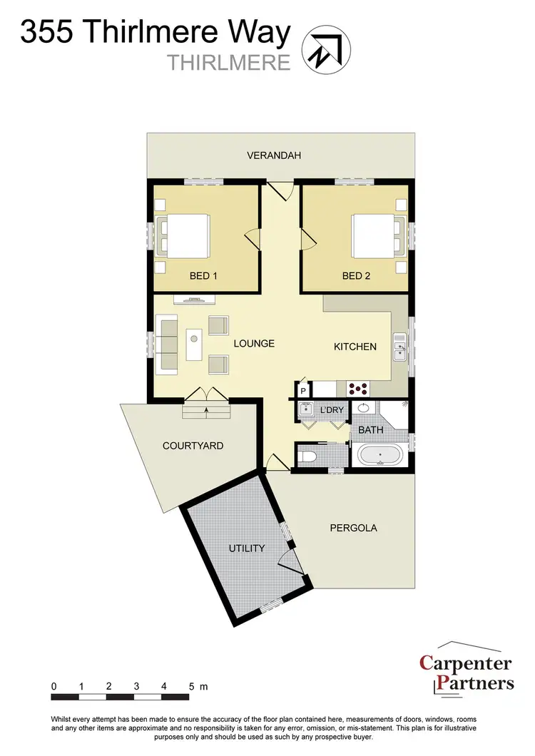 Floorplan of Homely house listing, 355 Thirlmere Way, Thirlmere NSW 2572