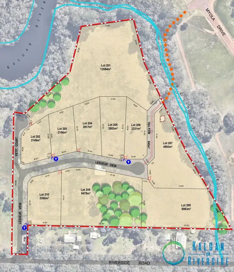 Floorplan of Homely land listing, Lot 202 Lesueur View, Kalgan WA 6330