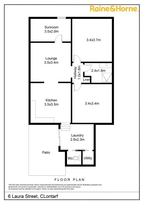 Floorplan of Homely house listing, 6 LAURA STREET, Clontarf QLD 4019