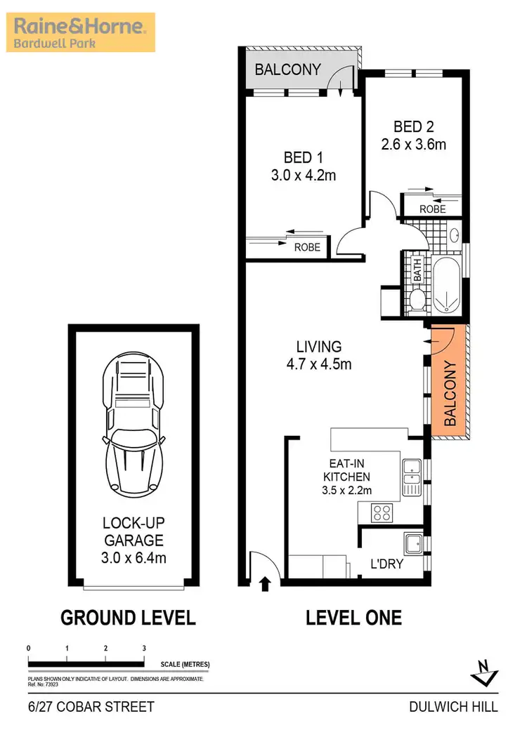 Floorplan of Homely unit listing, 6/27 Cobar Street, Dulwich Hill NSW 2203