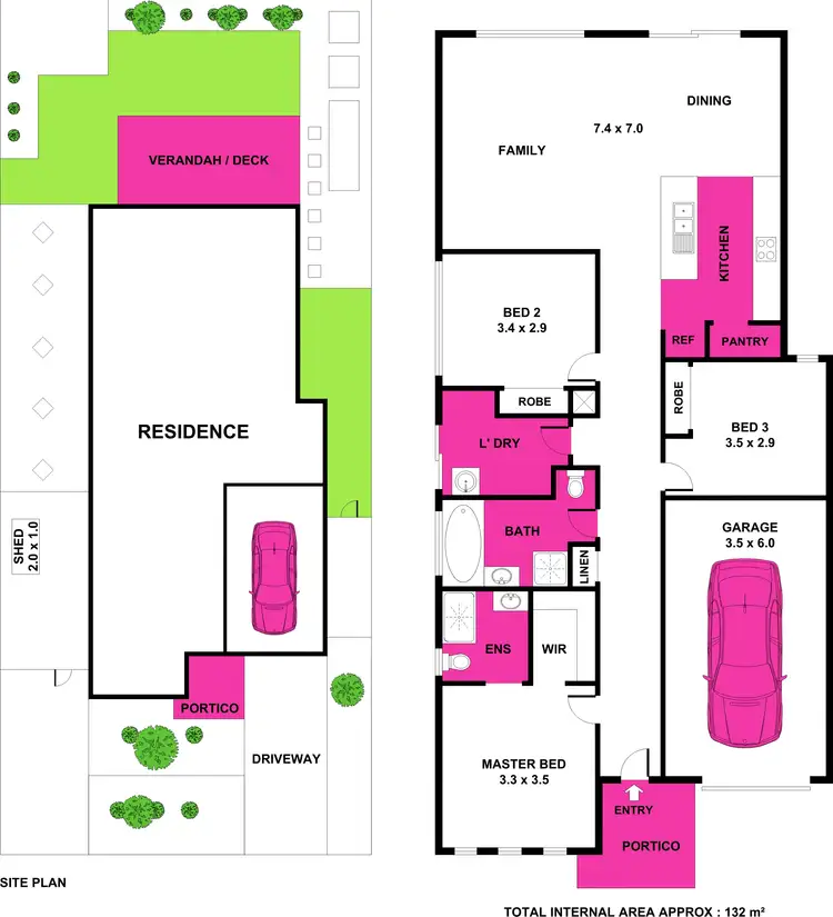 Floorplan of Homely house listing, 5 Speranza Court, Marshall VIC 3216